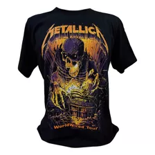 Camiseta Masculina Banda Metallica