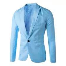 Traje Casual De Negocios Casual De Color Sólido Con Un Solo