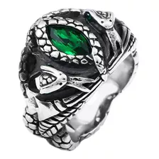 Anillo Aragorn Snake Vikingo Titatnio 316l Acero Inoxidable