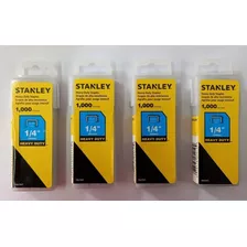 Kit Grampo Trabalho Pesado 1/4 6mm 4000un Stanley Tra704t