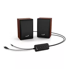 Parlantes 3w Rms Usb Genius Sp-hf380bt Negro Bluetooth 5.0