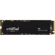 Disco Ssd Pcie 3.0 Nvme 500gb P3 Crucial