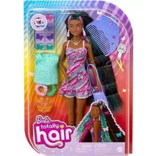 Barbie Fashion Totally Hair Doll Negra Mattel Hcm91