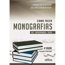 Como Fazer Monografias 309 De Claudia Rosa Acevedo Pela Atlas (2013)