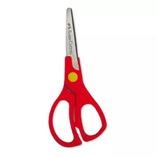 Tijeras Faber Castell Escolar Roja 13 Cm 