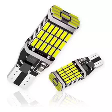 Par Led T15 W16w Pingão 45smd Canbus Ultra Brilho 1.200lm 5w