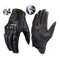 Guantes Para Motociclista De Piel Con Protecciones Icon