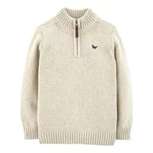 Pullover Infantil Carter's Half-zip Masculino-24m