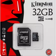 Memoria Micro Sd 32gb Clase 10 Kingston 100 Mb/s Itech* 