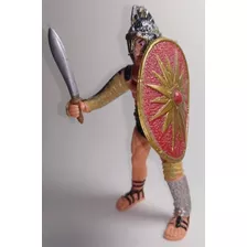 Miniatura Gladiadores De Roma.personagem Heroi De Roma.