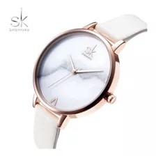 Reloj Para Dama Super Discreto Moderno, De Marca, En Blanco!