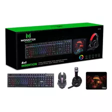 Kit 4 En 1 Monster Games Insertion K4125