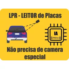 Lpr - Leitor De Placas Para Câmera De Cfvt/segurança