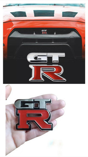 Emblema Metalico Gtr Compatible Con Nissan Nismo Onky Foto 4
