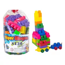 Juego Armatodo X120 Fichas Grande Plastica Colores Surtidos