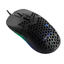Mouse Gamer Led Rgb Switch Omron Chip Avago Hoopson Msg-204 Cor Preto