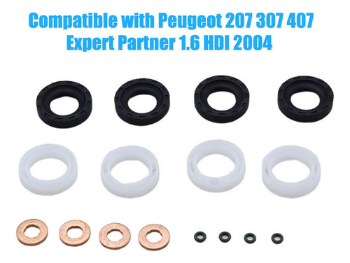 Kit De Juntas De Inyector Compatible Con Peugeot 207 307 407 Foto 6