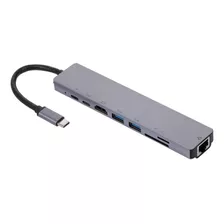 Docking Station Converter 8in1 Usb-c Multi-função Laptop