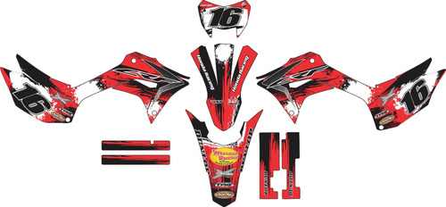 Honda Crf 250f Personalizacion Stickers Calcas Foto 7