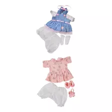 Conjunto De Ropa De Muñeca Para 16-17 Pulgadas Renacida