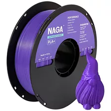 Filamento Pla Plus (pla+) De 1.75mm, Pla Morado De Alta...