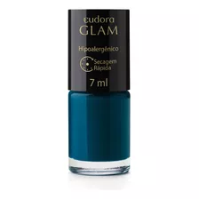 Esmalte Eudora Azul Carbono Glam 7ml