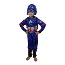 Disfraz Super Heroe, Capitan America, Niño Avengers