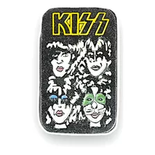 Pin Prendedor Metálico Kiss Rock