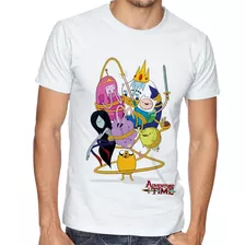 Camiseta Luxo Hora Da Aventura Personagens Serie Desenho