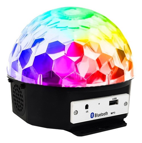 Globo Colorido Rgb Usb Sd Mp3 Led Iluminação Festa Balada