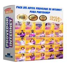 Pack 215 Artes Para Provedor De Internet Editáveis Psd + Png