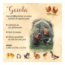  Gaiola Para Galinhas E Coelhos Pequenos