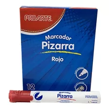 Plumones Pizarra Rojo Caja X12 Proarte