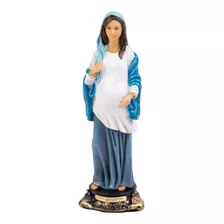 Imagem Nossa Senhora Grávida 30 Cm Resina Di Ângelo Angelus