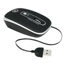 Mouse Retractil Usb Plata Cliptec 979 - Compralohoy