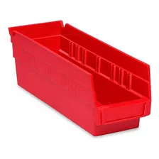 Gavetas Para Repisas - 10x30x10cm, Rojas - 24/paq