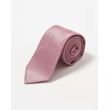 Corbata Lisa John Falso Liso Rosa