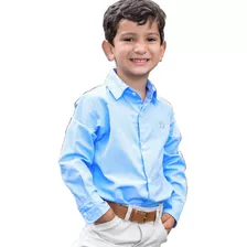 Camisa Social Juvenil Menino Branca Slim Premium 10 Ao 16