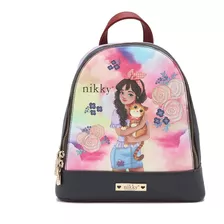 Mochila Backpack Doble Compartimento Nikky By Nicole Lee