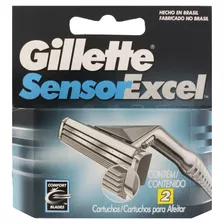 Carga Para Lâmina De Barbear Gillette Sensor Excel 2 U