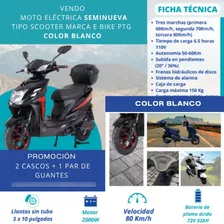Vendo Moto Eléctrica - Scooter Seminueva