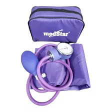 Esfigmomanómetro Aneroide Brazalete Aluminio Medstar Color Morado Sli-hs-20a-f