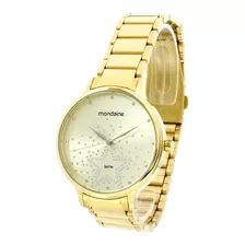 Relogio Mondaine Feminino 53862lpmvde2 Dourado Social