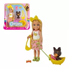 Barbie Boneca Chelsea Conjunto Com Cachorrinho - Mattel