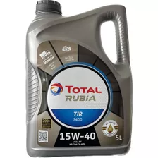 Aceite Para Motor Total Rubia Tir 7400 15w40 - 5 Litros