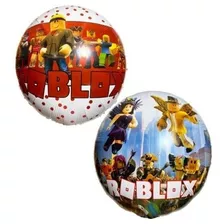 12 Globos Roblox 45 X 45 Cm Con Varillas