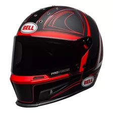 Capacete Bell Eliminator Hart Luck Matte Gloss Black Red Cor Preto E Vermelho Tamanho Do Capacete 57-58