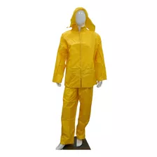 Equipo De Lluvia Nylon Amarillo T- L