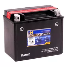 Bateria Moura Ma10-e 10ah 12v Ref. Yuasa Ytx12-bs Nf-e 
