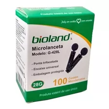 Microlanceta Para Glicosímetro G428l Bioland (com 100un.)